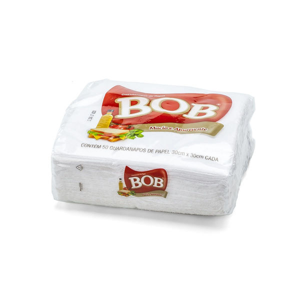Imagen de Servilletas Bob 30 x 30 Blancas x 50