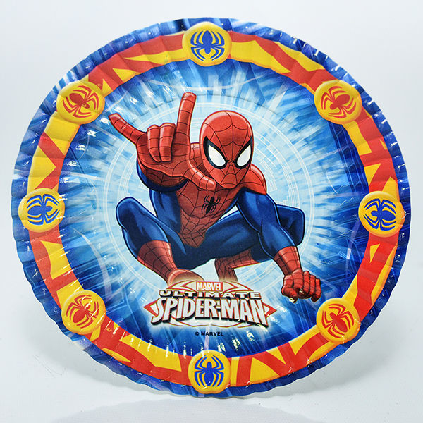 Imagen de Hombre Araña Platos x10