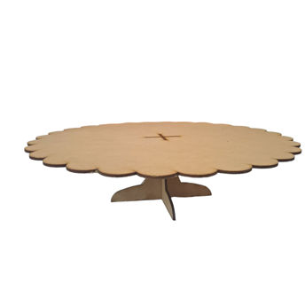 Imagen de Posa Torta Mdf 30 cm. Natural