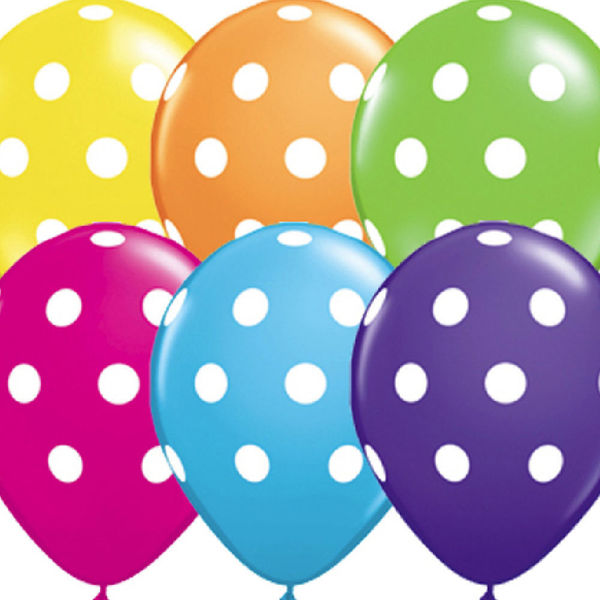 Imagen de Globos con Lunares x  10