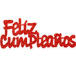 Imagen de Cartel Feliz Cumpleaños Goma Eva con Brillantina