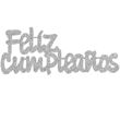 Imagen de Cartel Feliz Cumpleaños Goma Eva con Brillantina