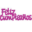 Imagen de Cartel Feliz Cumpleaños Goma Eva con Brillantina