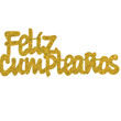 Imagen de Cartel Feliz Cumpleaños Goma Eva con Brillantina