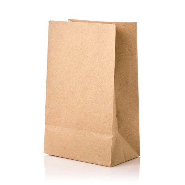 Imagen de Bolsa Papel Kraft Marrón 15 x 9 x 27 cm.