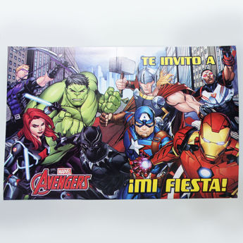 Imagen de Avengers Invitación x 10