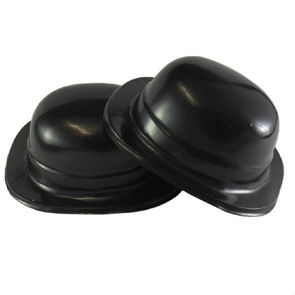 Imagen de Gorro Bombin Negro Liso T.P.