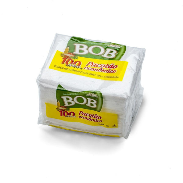 Imagen de Servilletas Bob 20 x 23 Blancas x 100