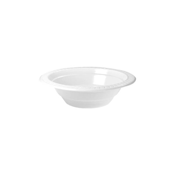 Imagen de Plato Plastico Blanco Hondo 15 cm.