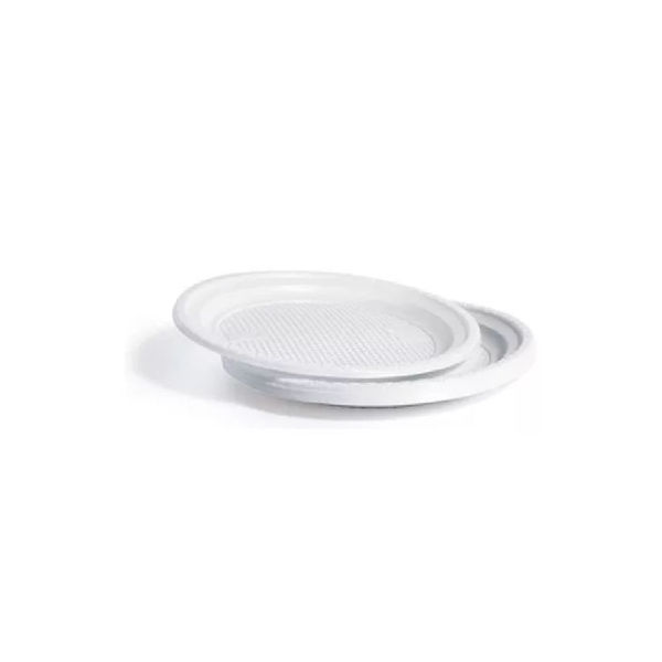 Imagen de Plato Plastico Blanco 15 cm. x 10 Copobras