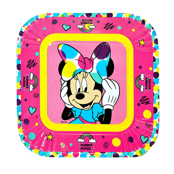 Imagen de Minnie Platos Cuadrados x 8