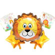 Imagen de Set   5 Globos Metalizados Animales F.Cumpleaños