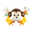 Imagen de Set   5 Globos Metalizados Animales F.Cumpleaños