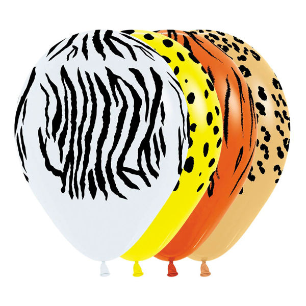 Imagen de Globos Impreso Animal Print x 10