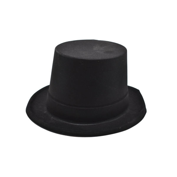 Imagen de Gorro Galera Flockeada Negra