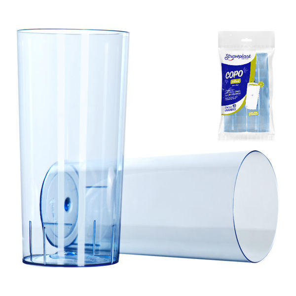 Imagen de Vaso Trago Largo Strawplast 340 cc. x 10