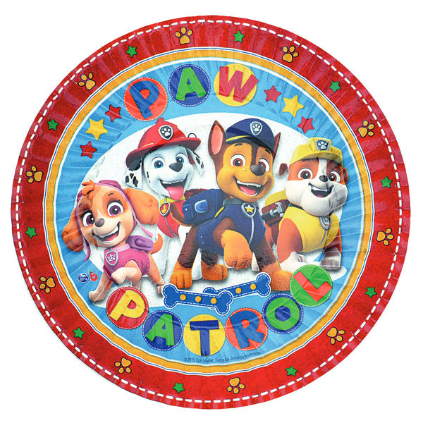 Imagen de Patrulla Canina Plato x 8