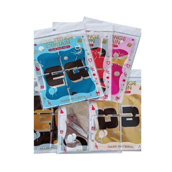 Imagen de Cortina Cuadros Metalizada Feliz Cumpleaños