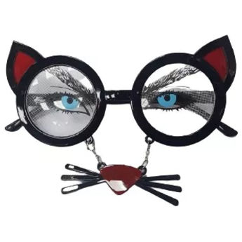 Imagen de Lentes Gato con Bigote Colgante