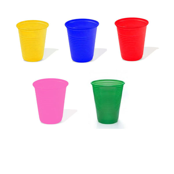 Imagen de Vaso Plastico 200 cc. Color x 50 Du Digo
