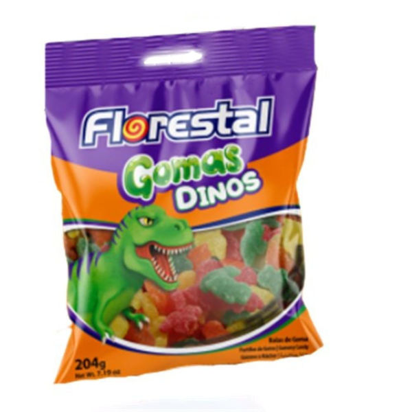 Imagen de Golosina Gomita Florestal Dino 200 grs.