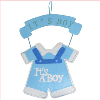 Imagen de Colgante Enterito Fieltro 45 x 30 cm.  It s Boy