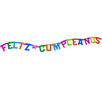 Imagen de Guirnalda Feliz Cumpleaños Goma Eva