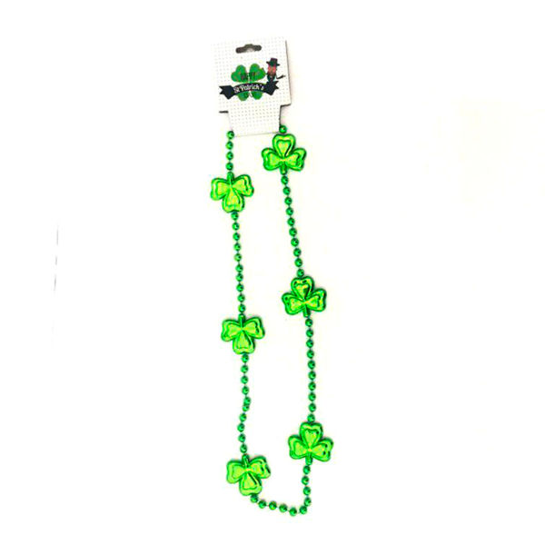 Imagen de Collar Metalizado Perlas y Tréboles