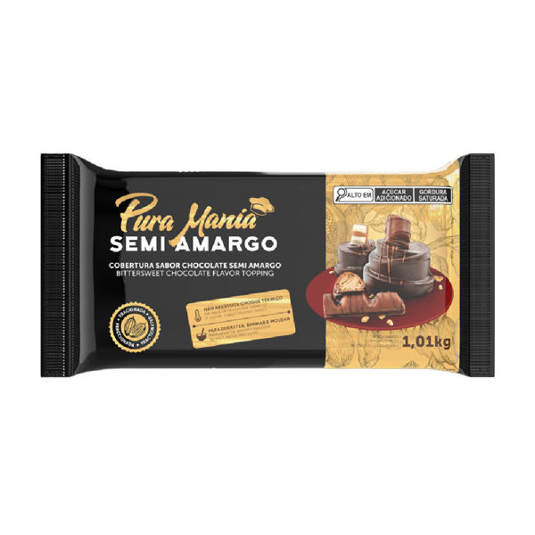 Imagen de Chocolate Cobertura Pura Mania 1 k. Semi Amargo
