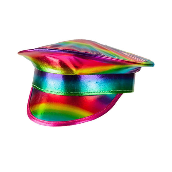 Imagen de Gorro Visera Tela Metalizada Multicolor