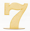 Imagen de Número Mdf 30 cm. x 3 mm. con Base
