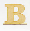 Imagen de Letra Mdf 20 cm. x  3 mm. con Base