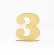 Imagen de Número Mdf 20 cm. x 3 mm. con Base