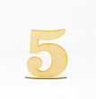 Imagen de Número Mdf 20 cm. x 3 mm. con Base