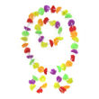Imagen de Set Collar, Vincha y 2 Pulseras Flores Tela