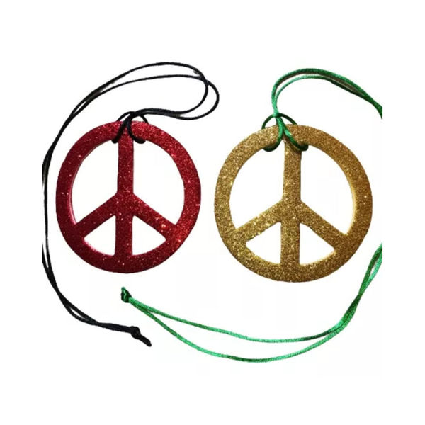 Imagen de Collar Símbolo de la Paz Goma Eva Modelos Surtidos