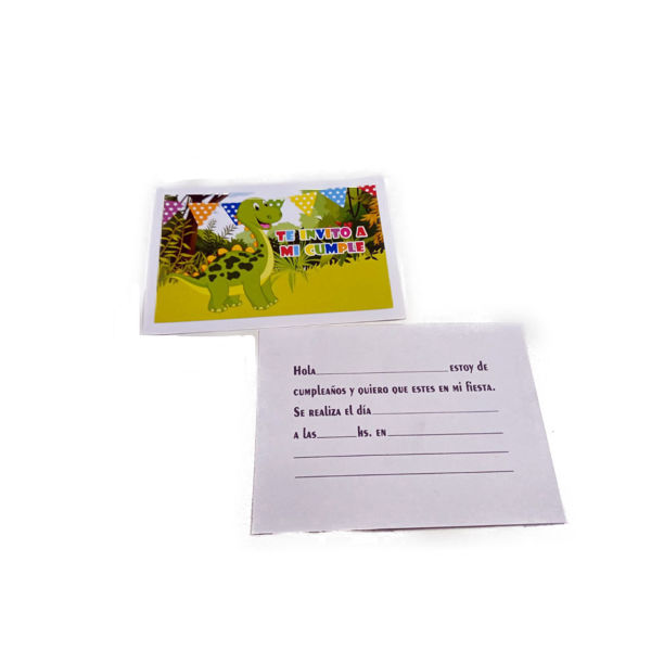 Imagen de Invitación Simple Personaje x 10