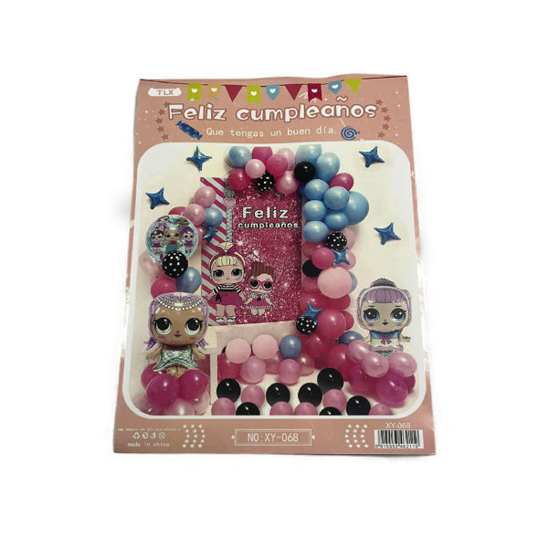 Imagen de Set  60 Globos Lol con Poster Tela 60 x 70 cm.