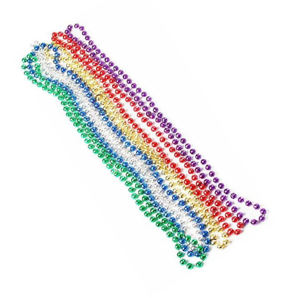 Imagen de Collar Perlas Metalizadas 6 mm. Largo