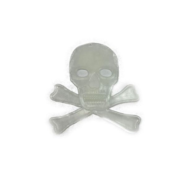 Imagen de Calavera Pirata Fosforescente 23 x 26 cm.