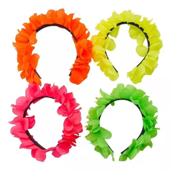 Imagen de Tiara Flores Tela Color