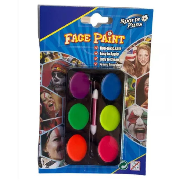 Imagen de Maquillaje Blister 6 Colores Sports Fans