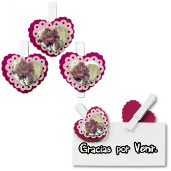 Imagen de Souvenir Palillo Madera con Corazón x 6
