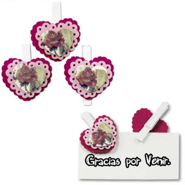 Imagen de Souvenir Palillo Madera con Corazón x 6