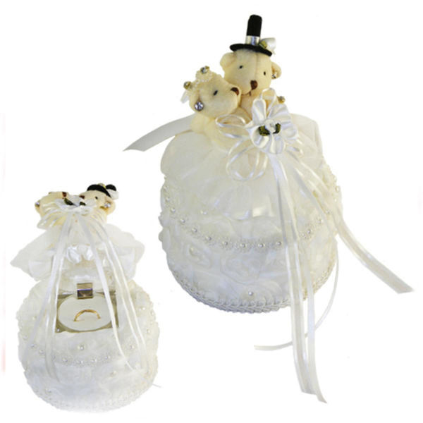 Imagen de Caja Ositos Novios para Alianzas 10 x 15 cm.