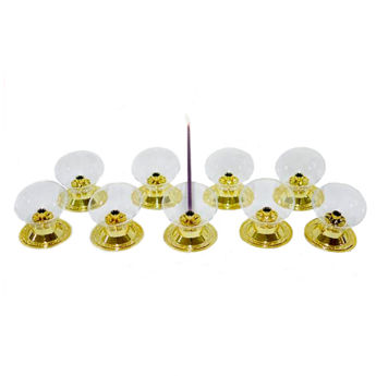 Imagen de Porta Vela Copa Pie Dorado