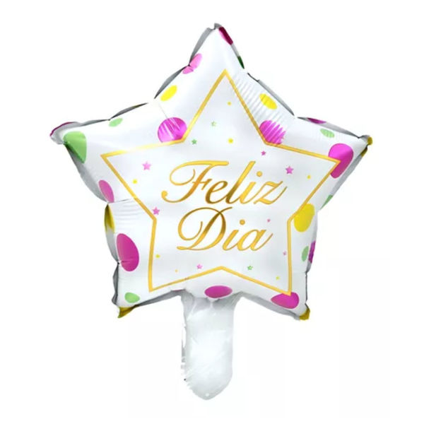 Imagen de Set   6 Globos 2 Modelos Feliz Dia