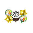 Imagen de Set  5 Globos Fútbol, Basket, Animales, Dino