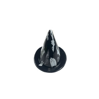 Imagen de Gorro Bruja Alto con Fantasmas