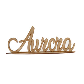 Imagen de Adorno Nombre en Mdf 30 cm.